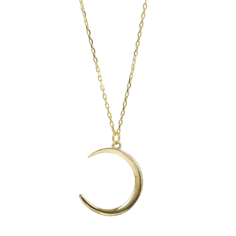 Minimalist Silver Moon