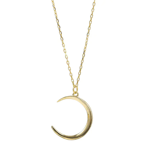 Minimalist Silver Moon